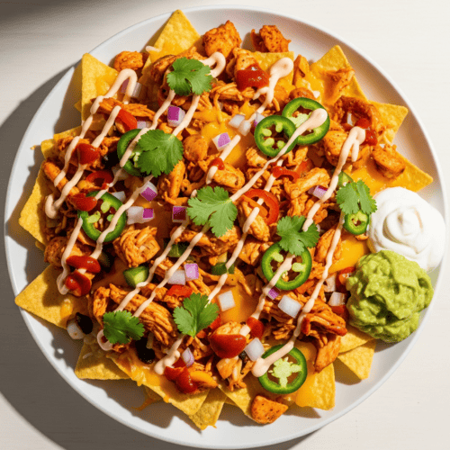 Spicy Chicken Nachos 