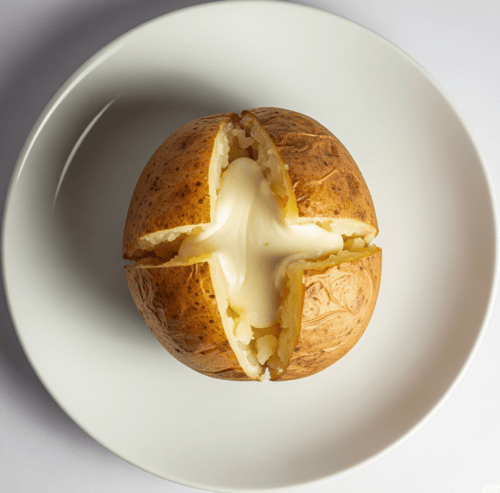 Baked Potatoes With Cheese 