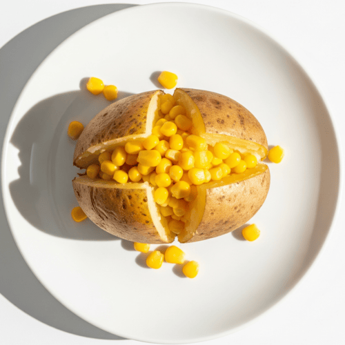 Baked Potatoes With Sweetcorn 