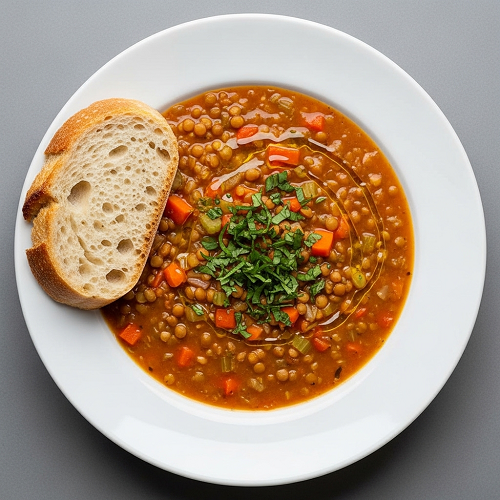 Homemade Lentil Soup 